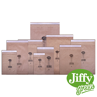 Jiffy Green Padded Bags